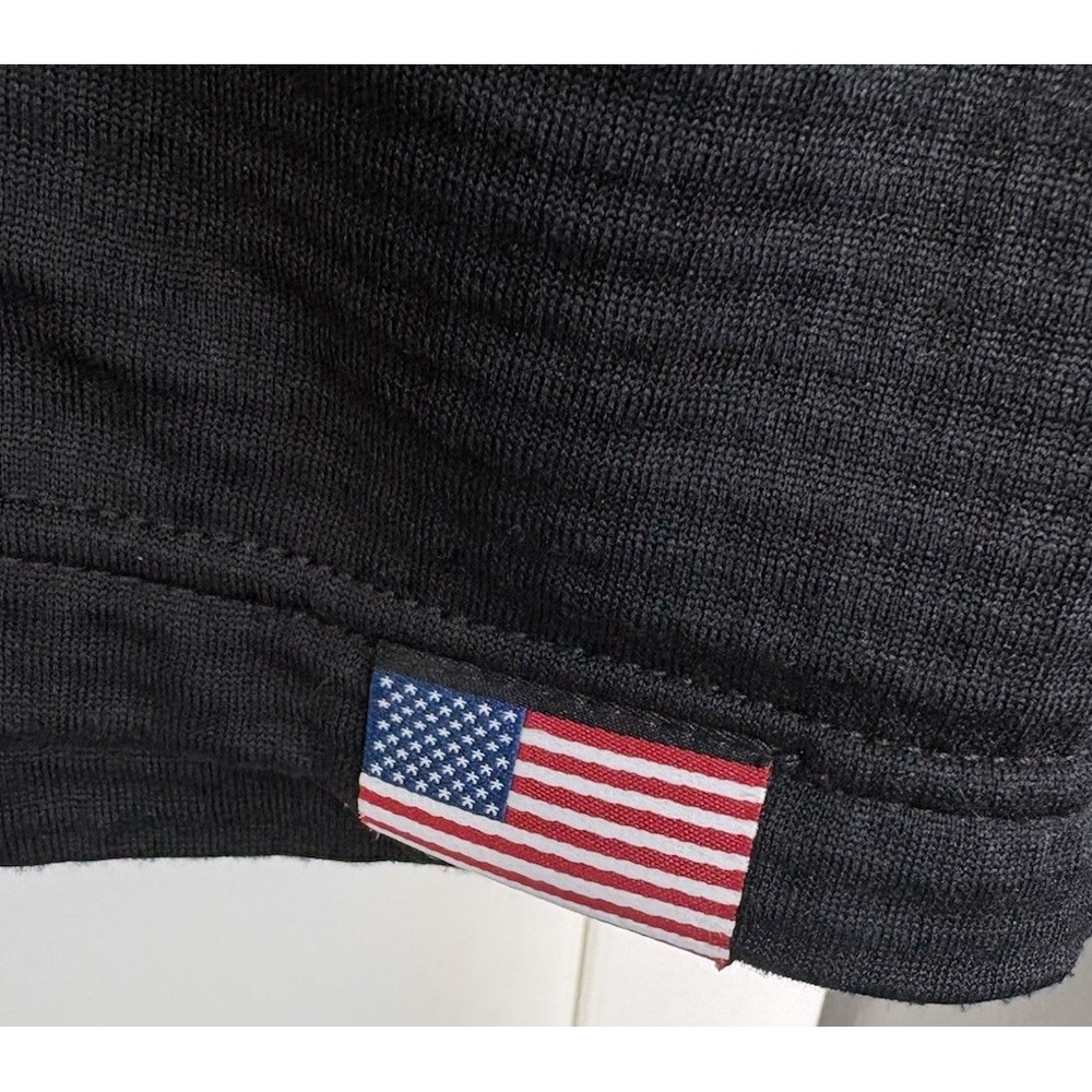 Goruck Grid Fleece Half Zip Black Camo Top Mens Size XL Polartec USA - Picture 6 of 6